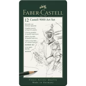 Set arta 12 buc creion grafit castell 9000 Faber-Castell-1-IMG-nav