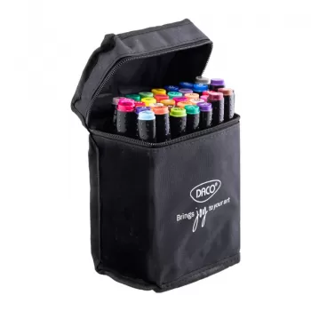 Marker grafic cu 2 capete Art Duet 36 culori Daco MK636-1