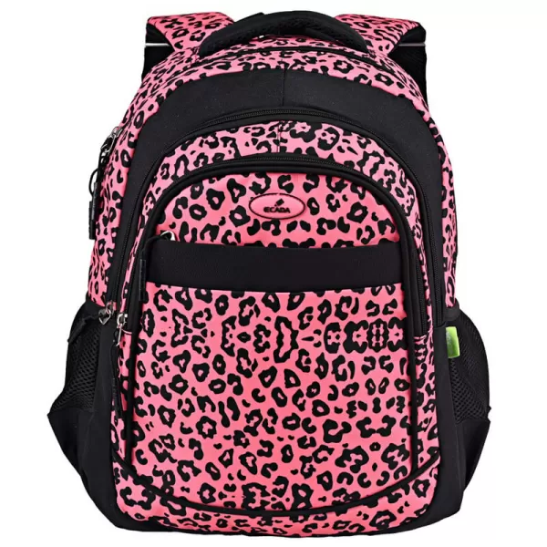 Ghiozdan scoala fete, roz, animal print, 46 cm Ecada 61435-1-IMG-slider