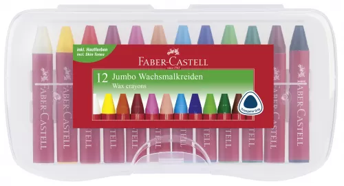 17-Creioane-cerate-12-culori-jumbo-cutie-plastic-Faber~Castell