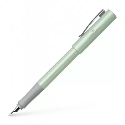Stilou Faber-Castell Grip 2011 pearl menta, penita F-img