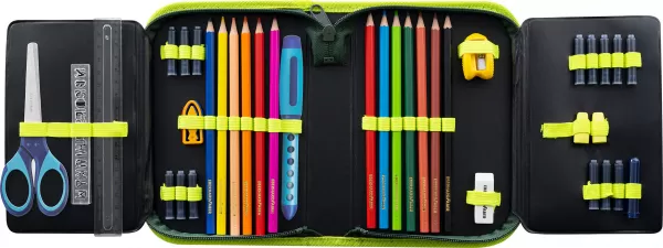 Penar echipat cu 1 fermoar şi 2 extensii, imprimeu dinozaur, Eberhard Faber-3-IMG-slider