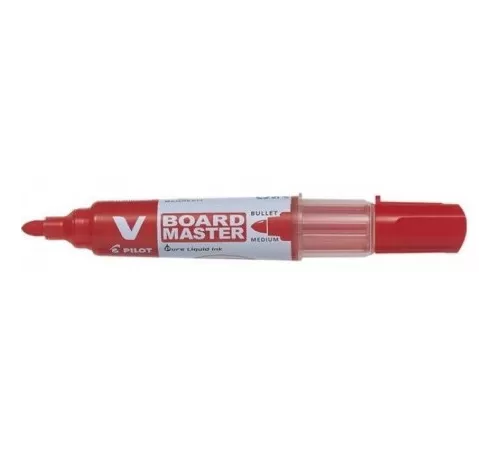 7-Marker-tabla-magnetica-Vboard-PILOT-Rosu