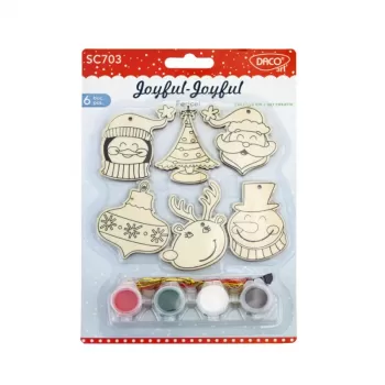 Set creativ - SC703 Fericei globuri lemn DACO-1