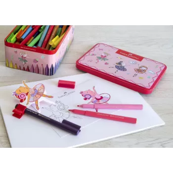 Carioca 33 culori ballerina box connector Faber-Castell-3