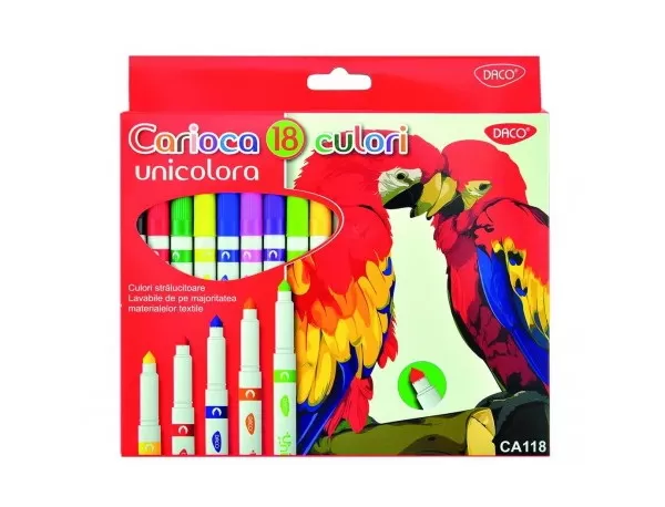 Carioca 18C varf conic Unicolora DACO CA118-1-IMG-slider