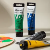 Culori acrilice profesionale, 75 ml, verde sap Dmast by Pebeo-2-IMG-slider-mobile