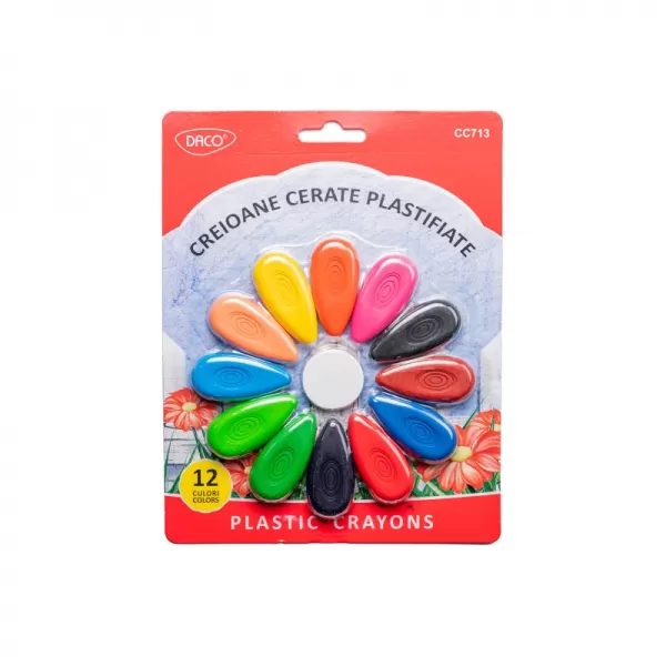 Creioane cerate plastifiate 12 culori Daco CC713-1-IMG-slider