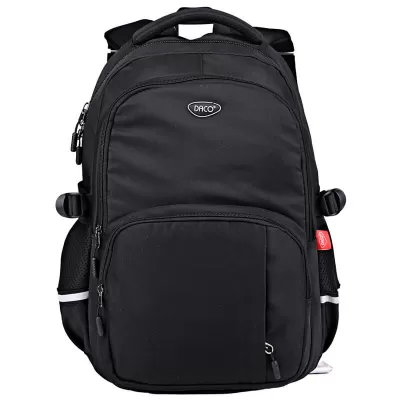 Rucsac scoala 4 compartimente, negru, 47 cm, Daco GH579-img