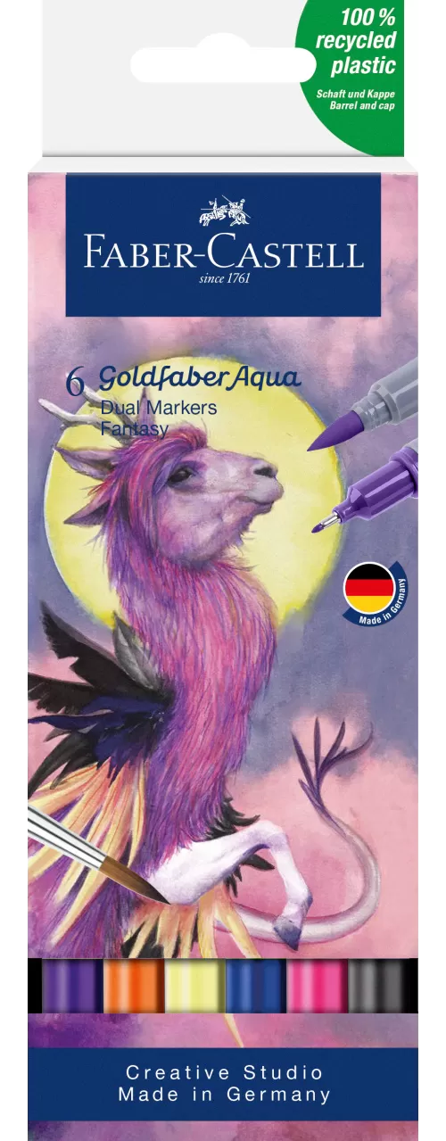 6-Marker-solubil-2-capete-set-6-buc-fantasy-goldfaber-Faber~Castell