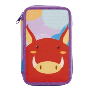 Penar cu 3 fermoare echipat cu 45 piese, imprimeu animale Carioca-2-IMG-nav