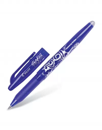 Pix Pilot Frixion 0.7 mm, albastru, cu rescriere-img