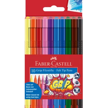 Carioca 10 culori grip Faber-Castell-1