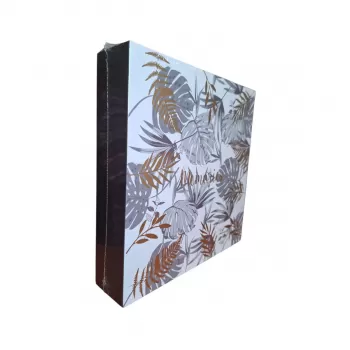 Album foto 10x15, capacitate 200 poze, coperta cartonata frunze-2