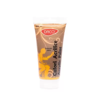 Culori acrilice - Portocaliu intens 200 ml Daco CU3200PI-img