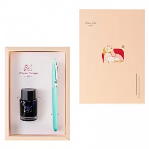 Stilou Picasso metalic verde cu calimara 656V-1-IMG-nav