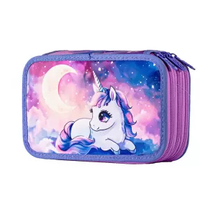 Penar 3 compartimente fete, echipat cu 46 piese, unicorn Daco PE3035E-3-IMG-nav