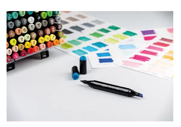 Marker grafic cu 2 capete Art Duet 36 culori Daco MK636-3-IMG-slider