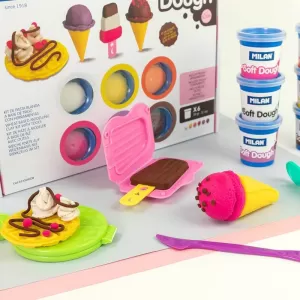 Plastilina 6 culori x 59 gr, plus forme Ice Creams and Waffles Milan-4-IMG-nav