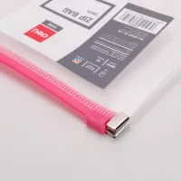 Mapa plastic  A4, cu burduf si fermoar, Deli 38975-1-IMG-slider-mobile