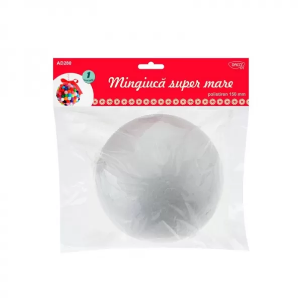 Accesorii craft - bila polistiren 15 cm, -1-IMG-slider
