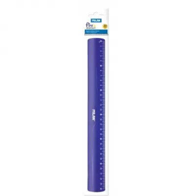 Rigla flexibila albastra, 30 cm Milan-img