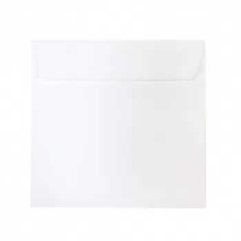 Plic pătrat color alb 16x16 cm, siliconic Daco PC1616W-1