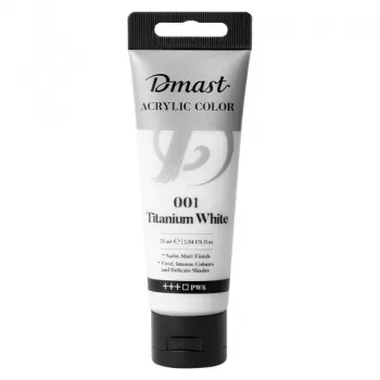 Culori acrilice profesionale, 75 ml, alb titan Dmast by Pebeo-1