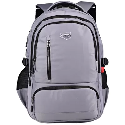 Ghiozdan liceu 5 compartimente, gri, 47 cm Daco GH580GR-img