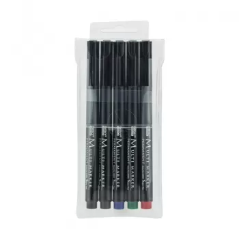 Marker CD/DVD set 5 culori Marvy-2