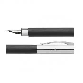 Stilou Faber-Castell Ambition Precious resin negru, penita M-3