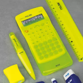 Calculator stiintific 10 DG, galben acid, Milan 159005YBL-3