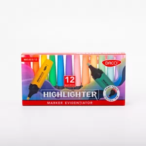 Marker evidentiator set 12 culori Daco MK403/12-2-IMG-nav