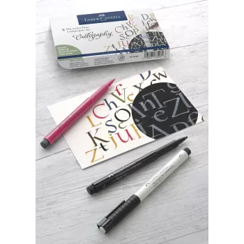 Pitt artist pen set caligrafic 8 buc Faber-Castell-3