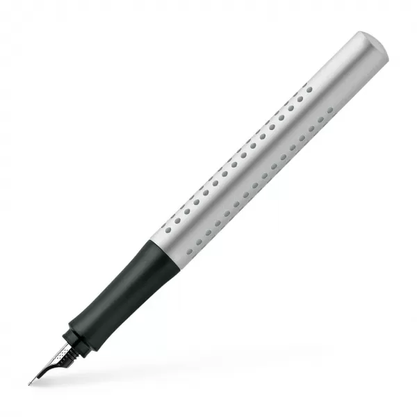 Stilou Faber-Castell Grip 2011 argintiu, penita M-1-IMG-slider