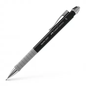 Creion mecanic 0.7mm negru Apollo Faber-Castell-1