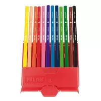 Creioane colorate, 12 culori, in cutie de plastic Milan-3-IMG-slider-mobile