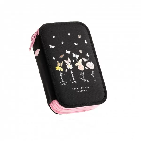 Penar fete 2 fermoare negru, echipat 37 piese, Seasons Daco PE281E-2-IMG-slider