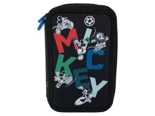 Penar 3 compartimente baieti, negru, Mickey Mouse Pigan-1-IMG-slider