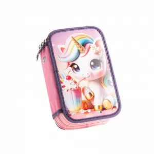 Penar 3 compartimente fete, echipat cu 46 piese, unicorn Daco PE3024E-2-IMG-nav