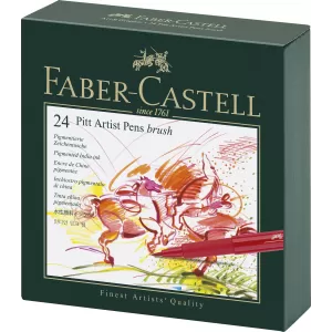 Carioci tip pensula Pitt Artist pen cutie studio 24 buc Faber-Castell-1-IMG-nav