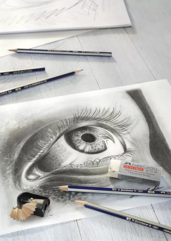 Set 6 creion grafit diverse tarii goldfaber+ radiera+ascutitoare-2-IMG-slider