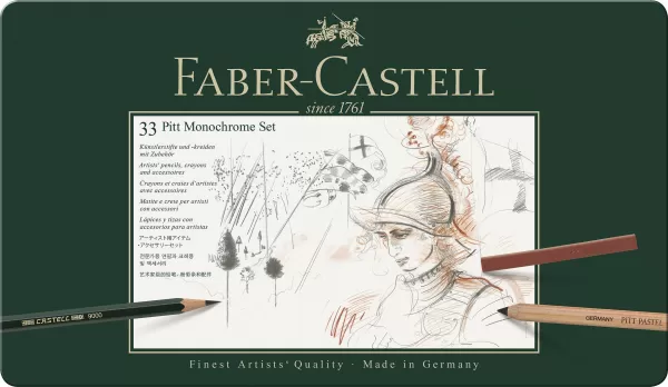 Set pitt monochrome grafit+carbune+pastel 33 buc Faber-Castell-1-IMG-slider