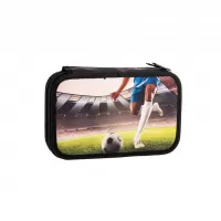 Penar 2 fermoare baieti, neechipat, imprimeu fotbal Daco PE287-2-IMG-slider-mobile