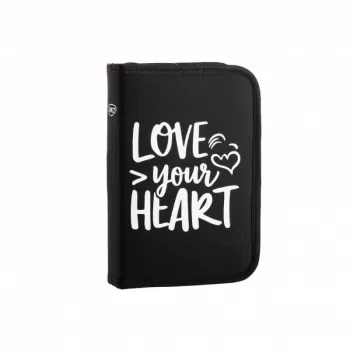 Penar echipat cu 2 extensii, negru, Love your Hart Daco PE1964E-1
