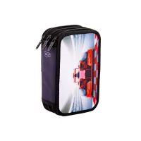 Penar echipat baieti, 3 compartimente, 46 piese, imprimeu masina curse Daco PE3004E-1-IMG-slider-mobile