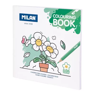 Carte de colorat 4+ Green and Grow Milan-img