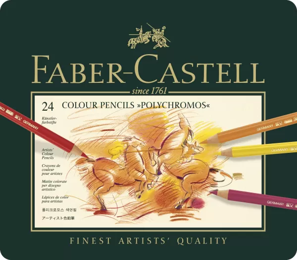 Creioane colorate 24 culori polychromos Faber-Castell-1-IMG-slider