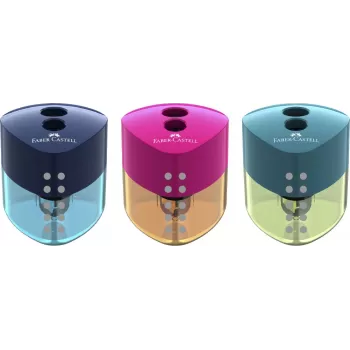 Ascutitoare plastic dubla grip trend 2019 Faber-Castell-1