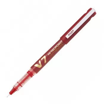 Roller Pilot reincarcabil 0.7 mm, rosu, V7 Hi-Tecpoint-1